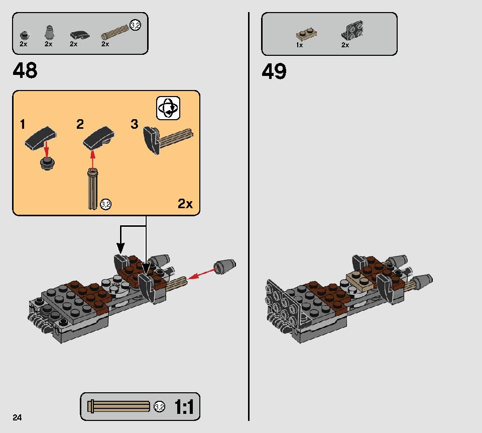 AT-ST Raider 75254 LEGO information LEGO instructions 24 page