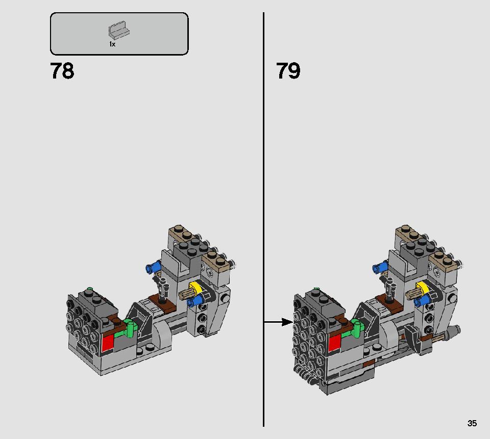 스타워즈 AT-ST™ 레이더 75254 레고 세트 제품정보 레고 조립설명서 35 page