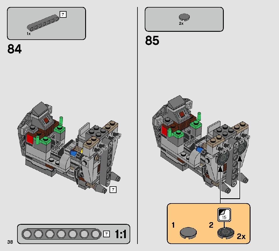 AT-ST Raider 75254 LEGO information LEGO instructions 38 page
