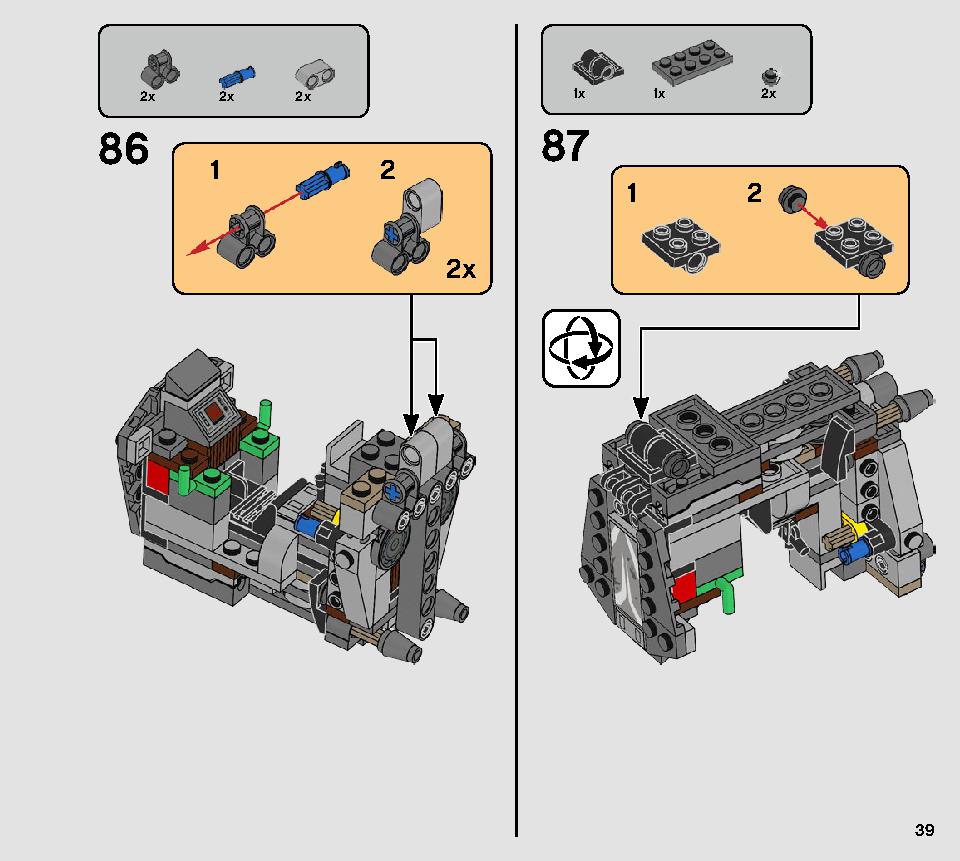 AT-ST Raider 75254 LEGO information LEGO instructions 39 page