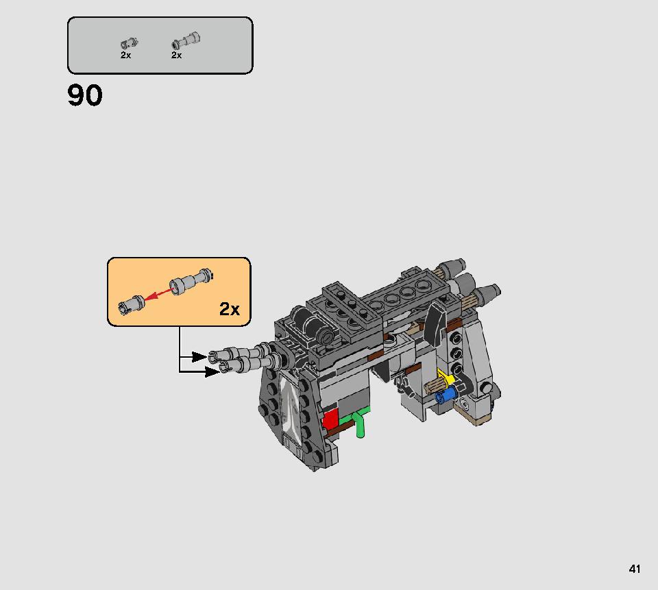 AT-ST Raider 75254 LEGO information LEGO instructions 41 page