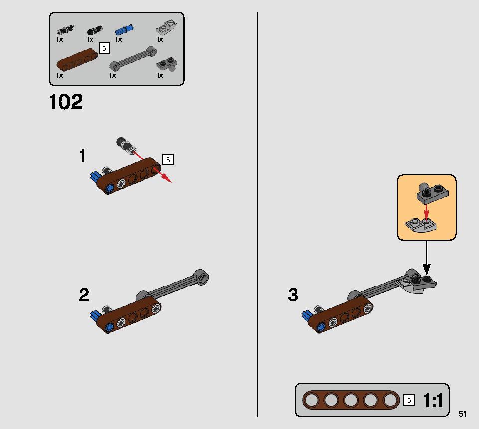 AT-ST Raider 75254 LEGO information LEGO instructions 51 page
