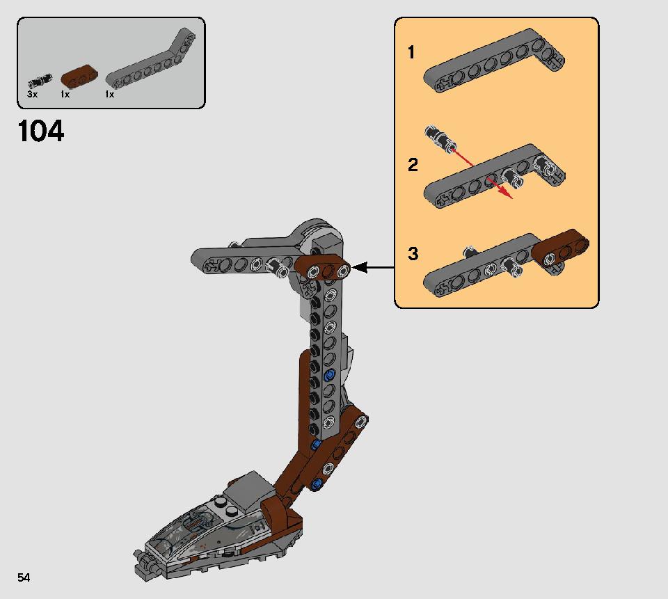 AT-ST Raider 75254 LEGO information LEGO instructions 54 page
