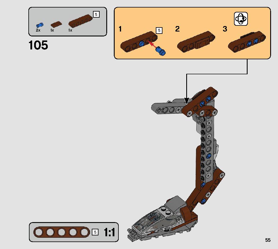 AT-ST Raider 75254 LEGO information LEGO instructions 55 page