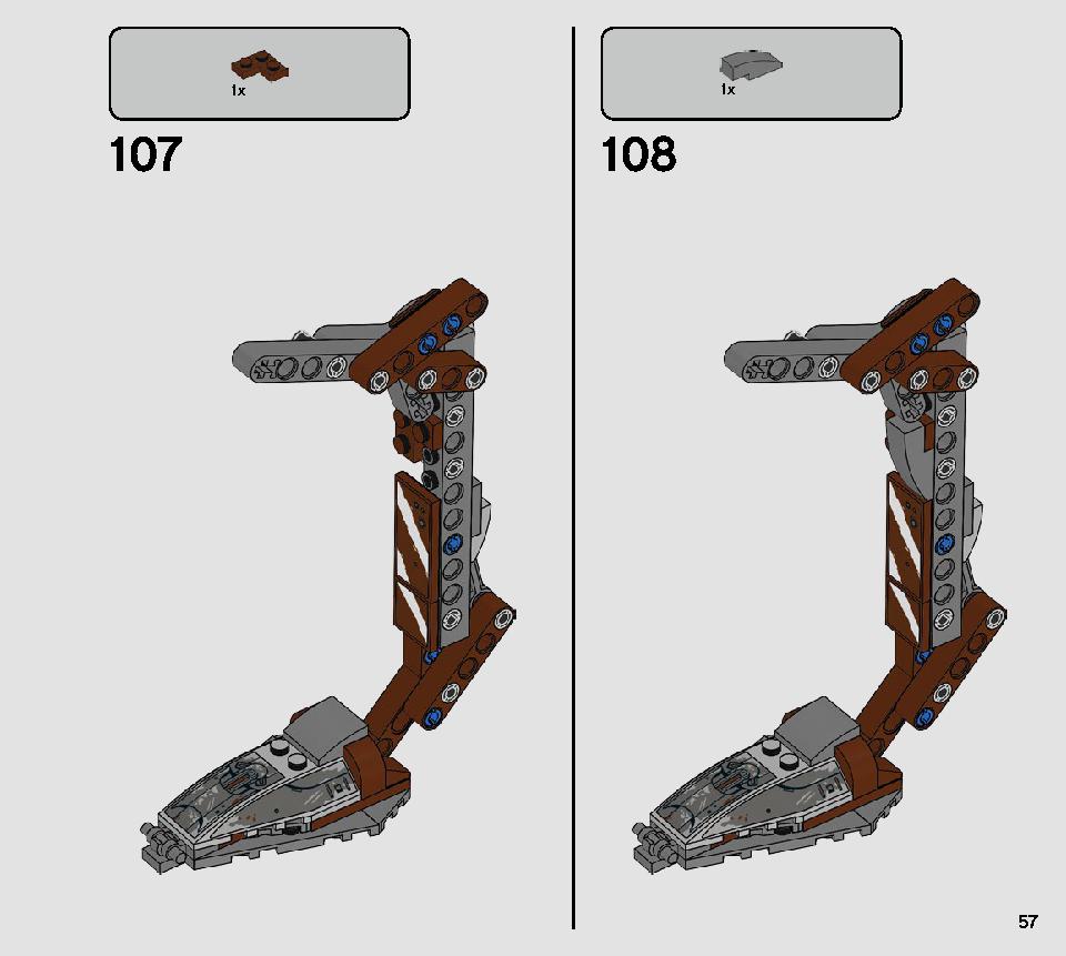 AT-ST Raider 75254 LEGO information LEGO instructions 57 page