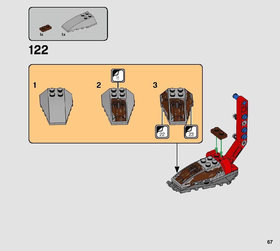스타워즈 AT-ST™ 레이더 75254 레고 세트 제품정보 레고 조립설명서 67 page