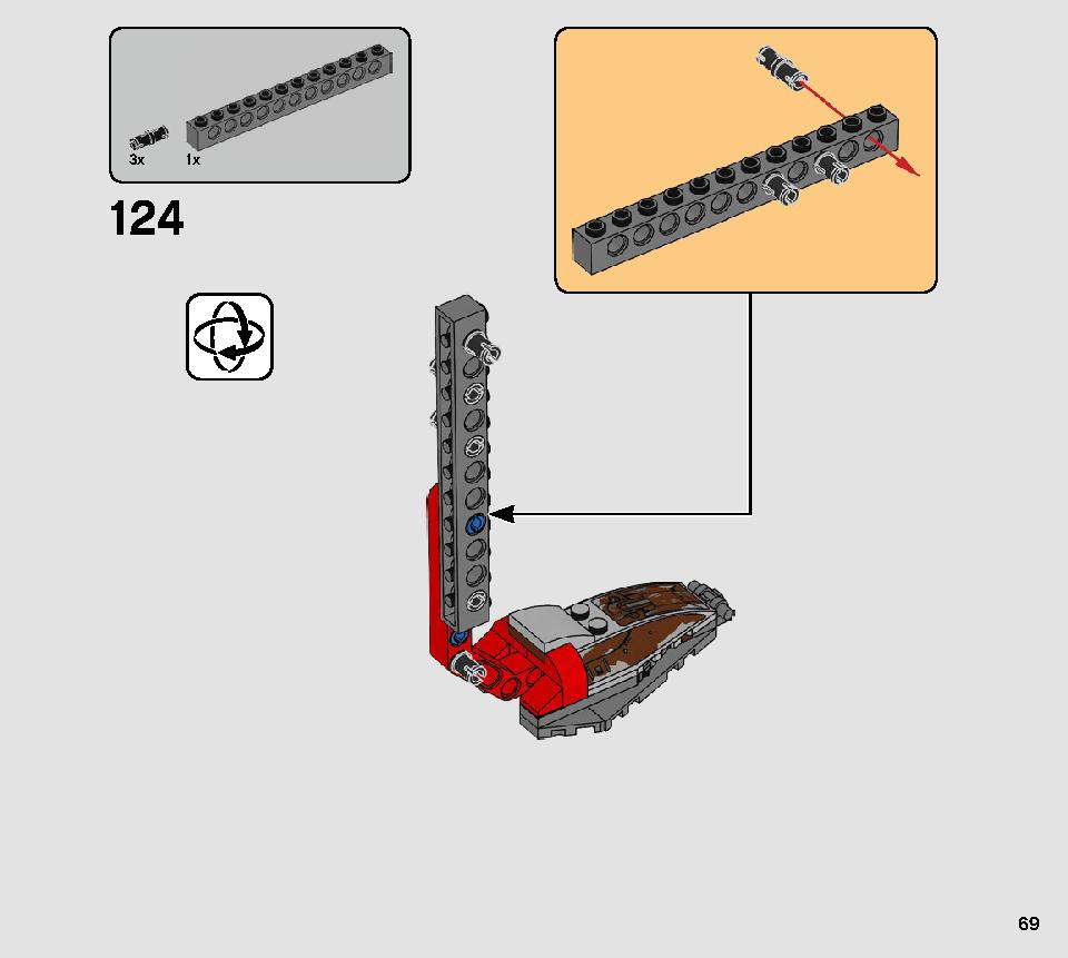 AT-ST Raider 75254 LEGO information LEGO instructions 69 page
