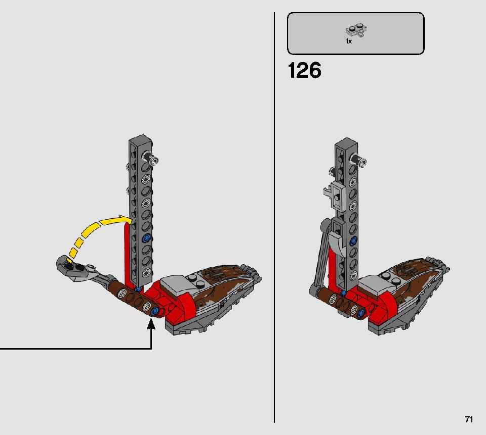 AT-ST Raider 75254 LEGO information LEGO instructions 71 page