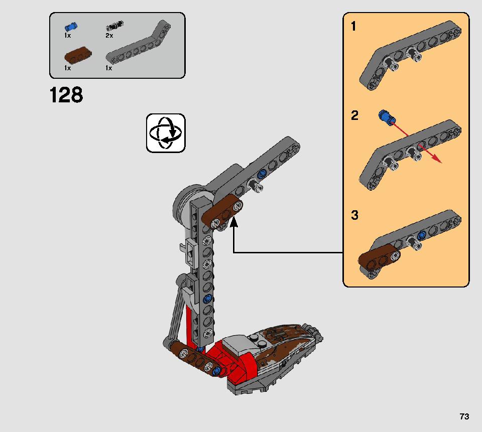 AT-ST Raider 75254 LEGO information LEGO instructions 73 page