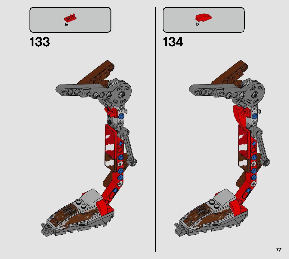 AT-ST Raider 75254 LEGO information LEGO instructions 77 page
