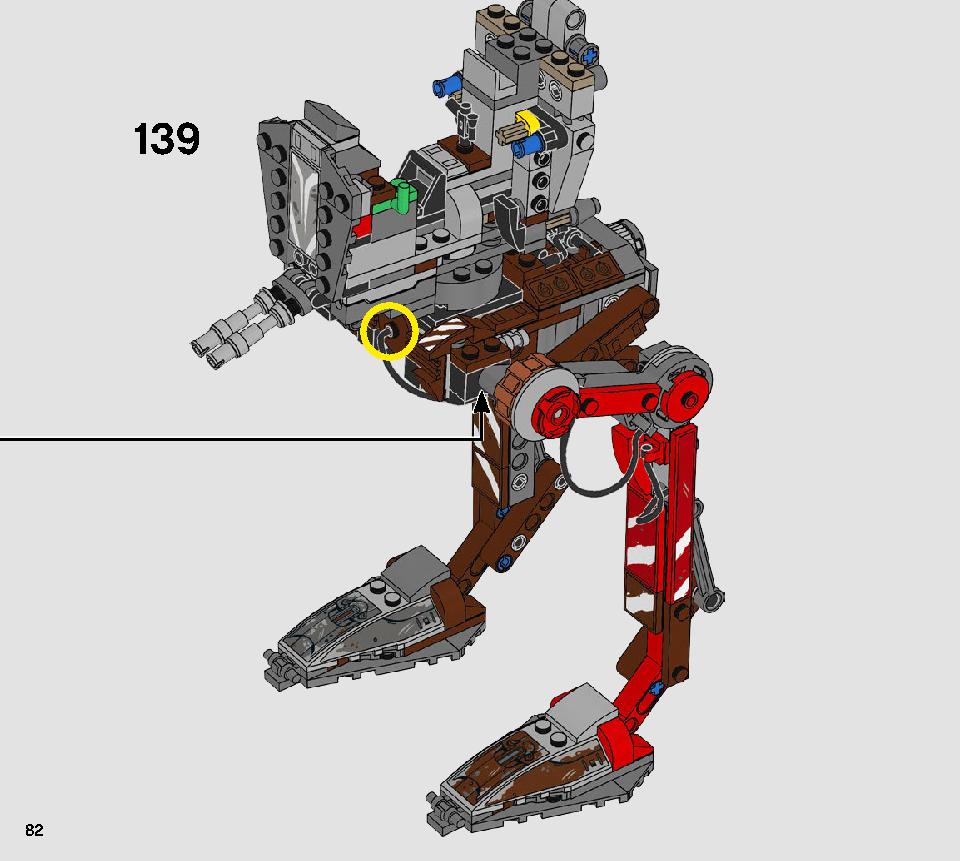AT-ST Raider 75254 LEGO information LEGO instructions 82 page