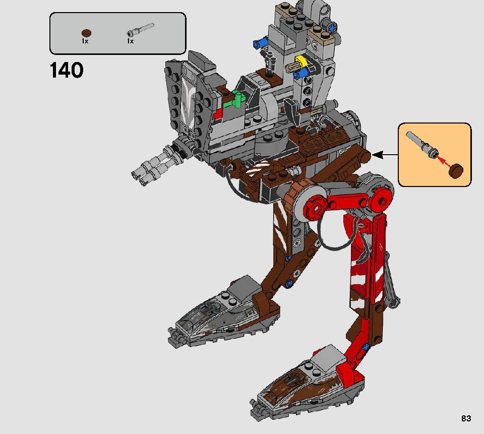 AT-ST Raider 75254 LEGO information LEGO instructions 83 page