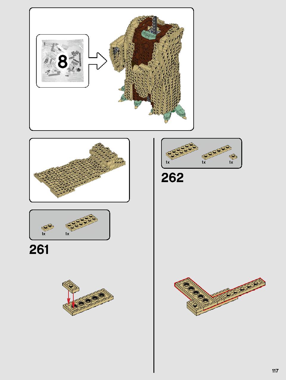 Yoda 75255 LEGO information LEGO instructions 117 page