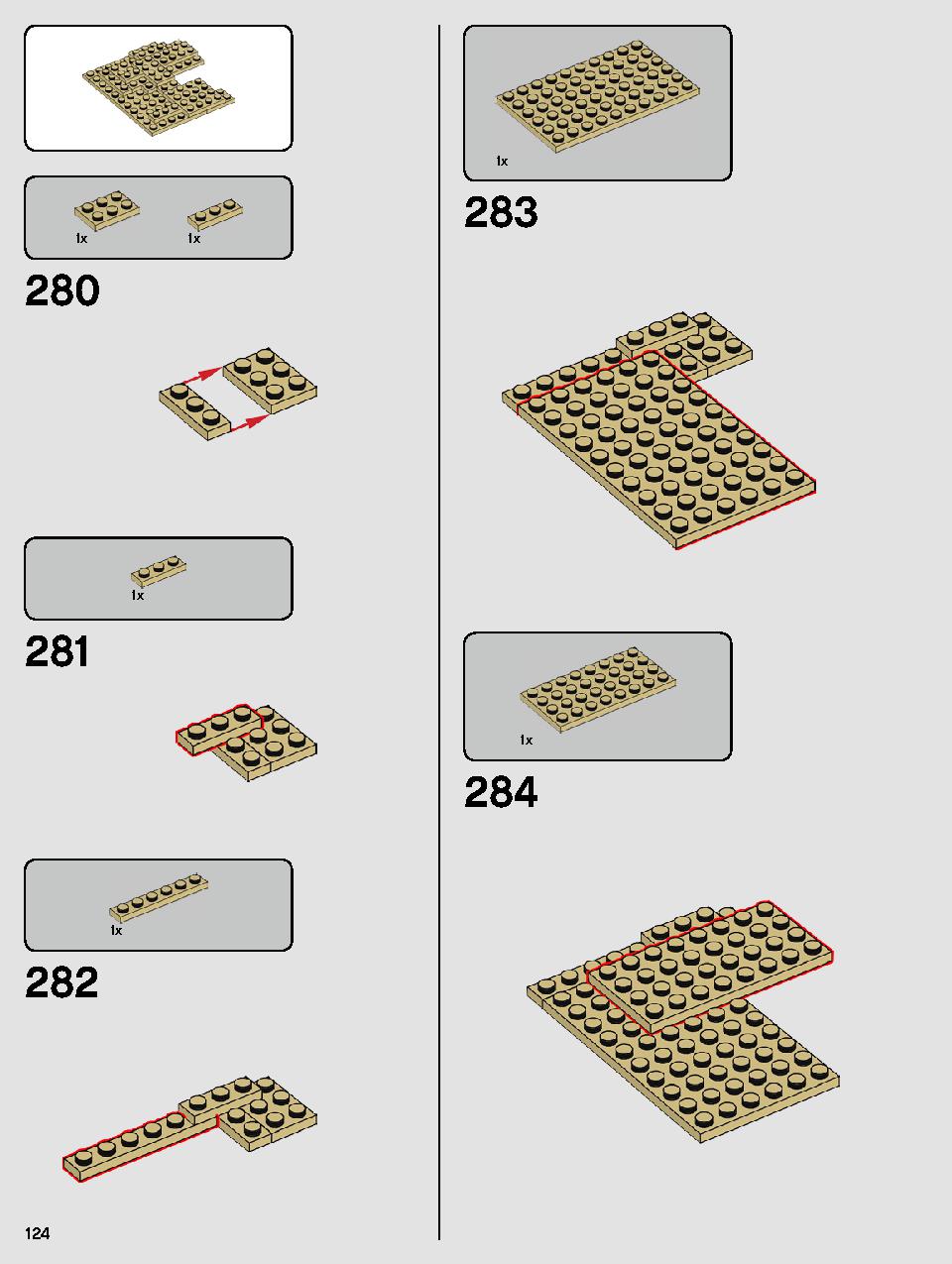 ヨーダ™ 75255 レゴの商品情報 レゴの説明書・組立方法 124 page