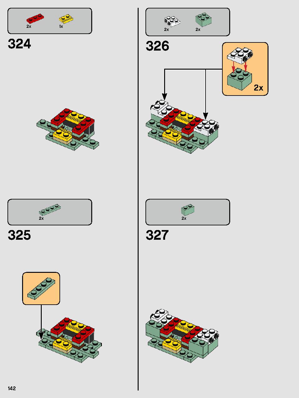 Yoda 75255 LEGO information LEGO instructions 142 page