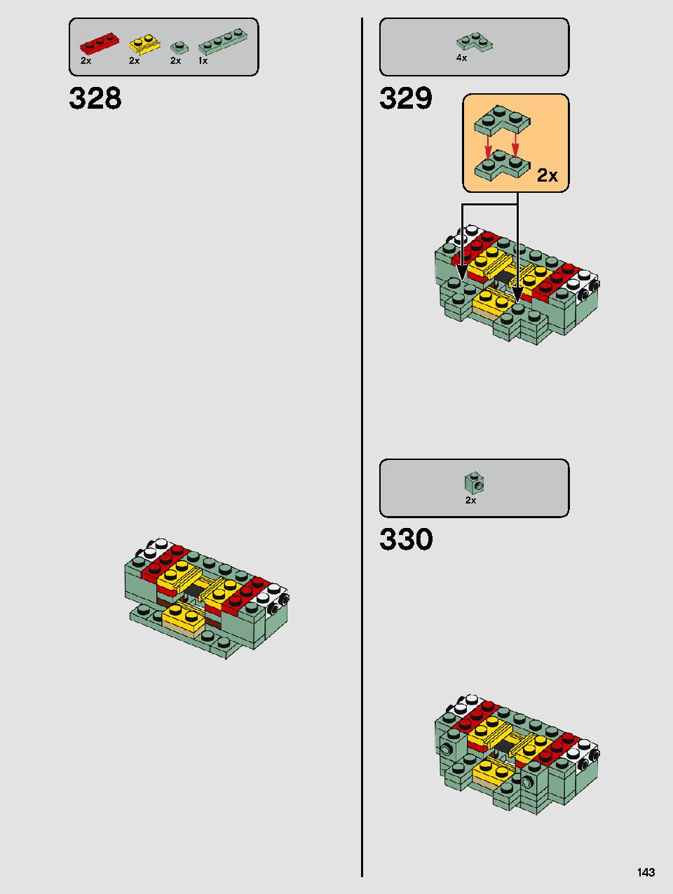 ヨーダ™ 75255 レゴの商品情報 レゴの説明書・組立方法 143 page