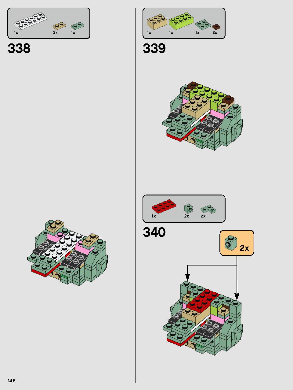 ヨーダ™ 75255 レゴの商品情報 レゴの説明書・組立方法 146 page