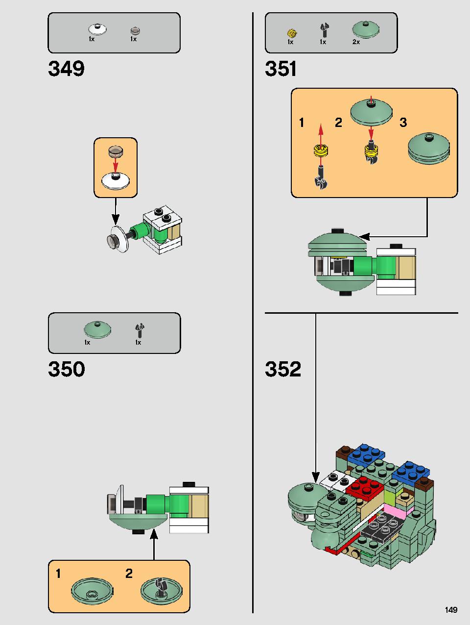 ヨーダ™ 75255 レゴの商品情報 レゴの説明書・組立方法 149 page