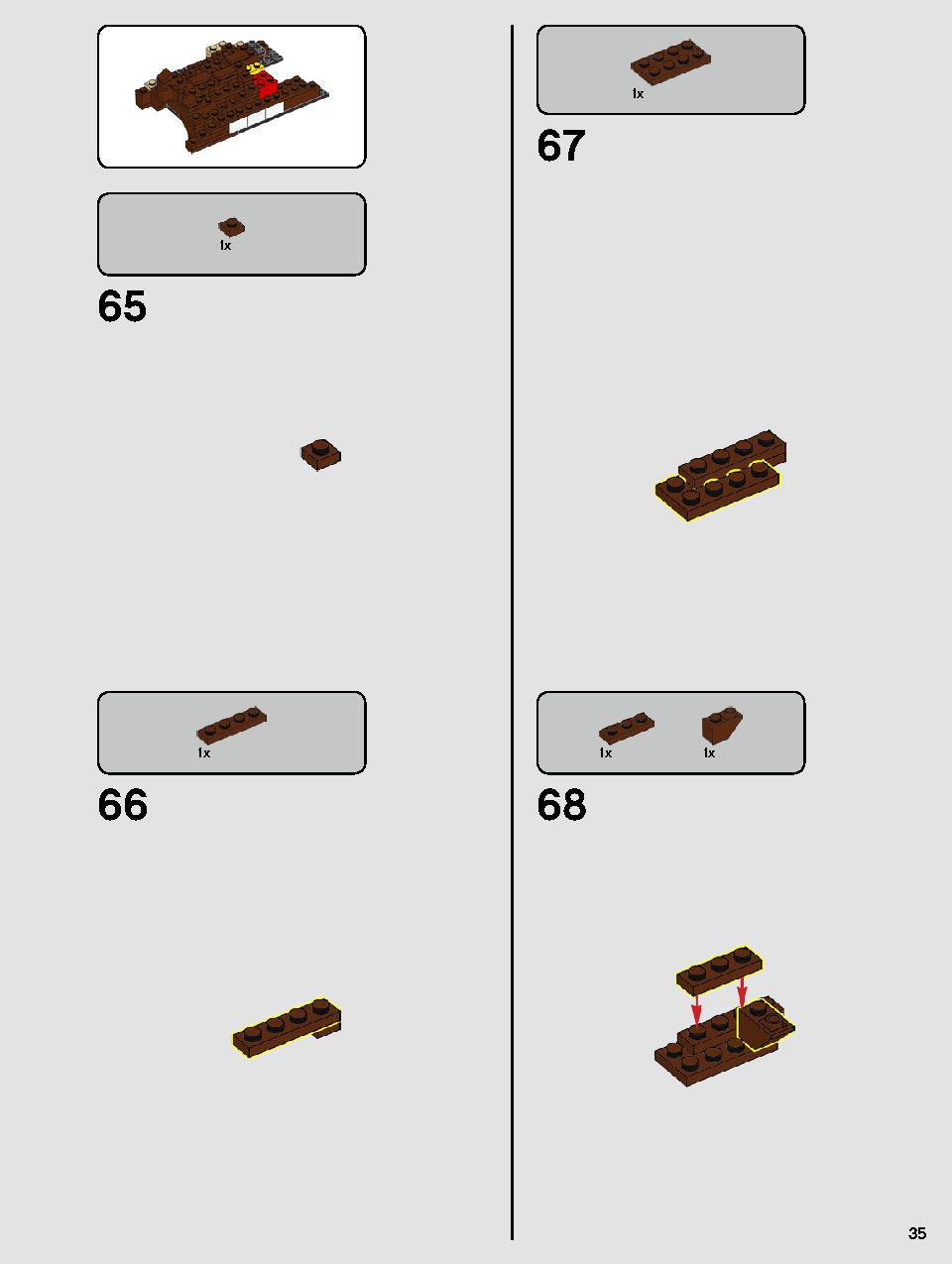 ヨーダ™ 75255 レゴの商品情報 レゴの説明書・組立方法 35 page