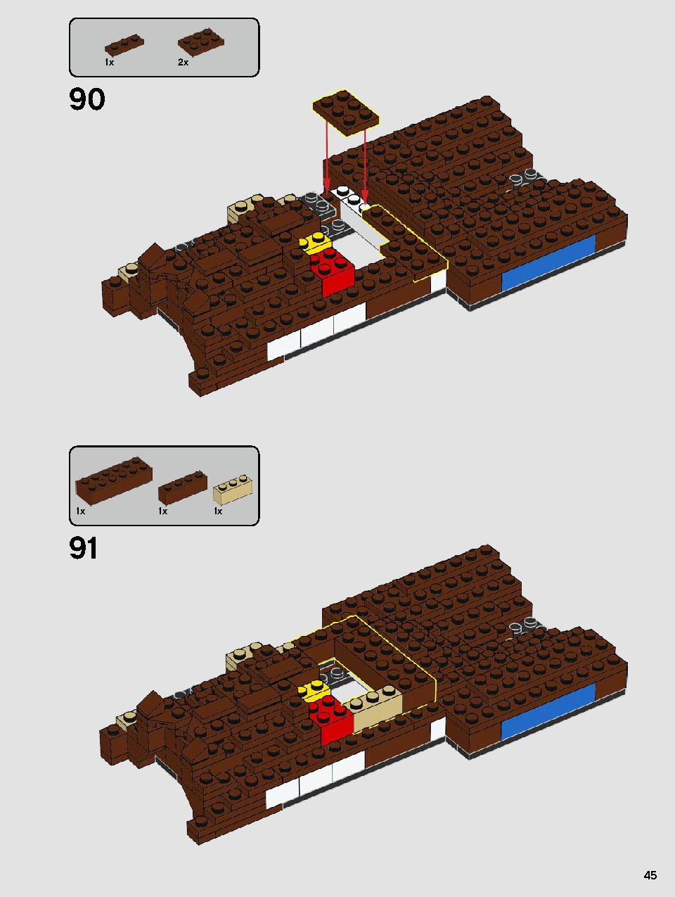 ヨーダ™ 75255 レゴの商品情報 レゴの説明書・組立方法 45 page