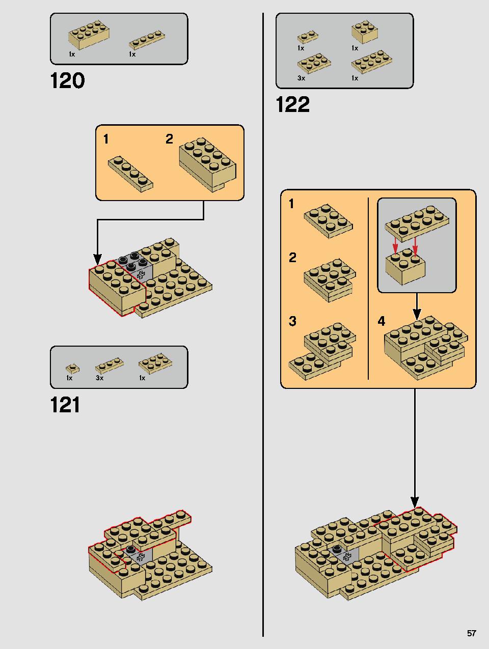 ヨーダ™ 75255 レゴの商品情報 レゴの説明書・組立方法 57 page