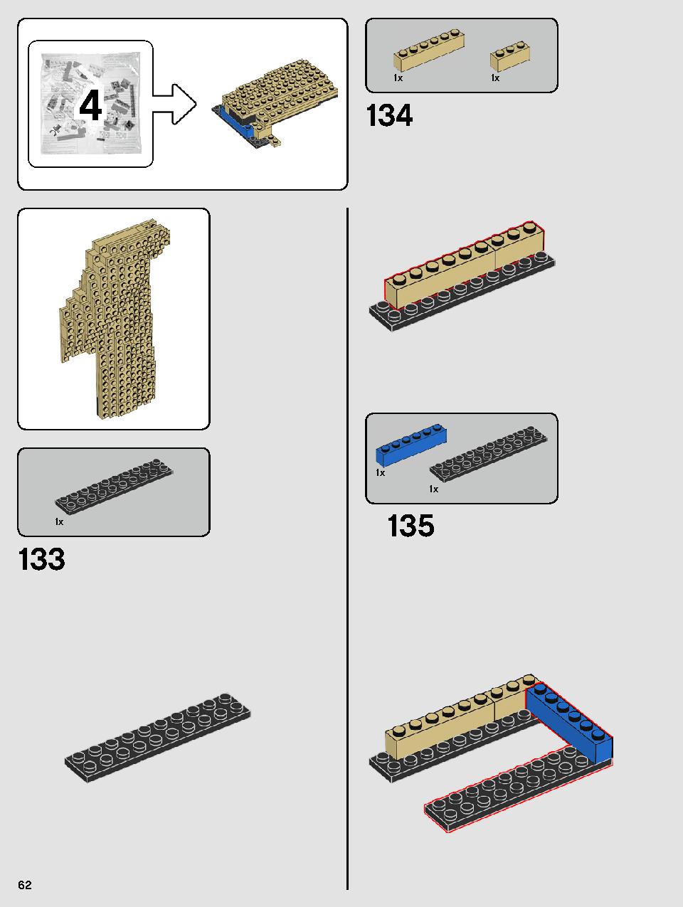 Yoda 75255 LEGO information LEGO instructions 62 page