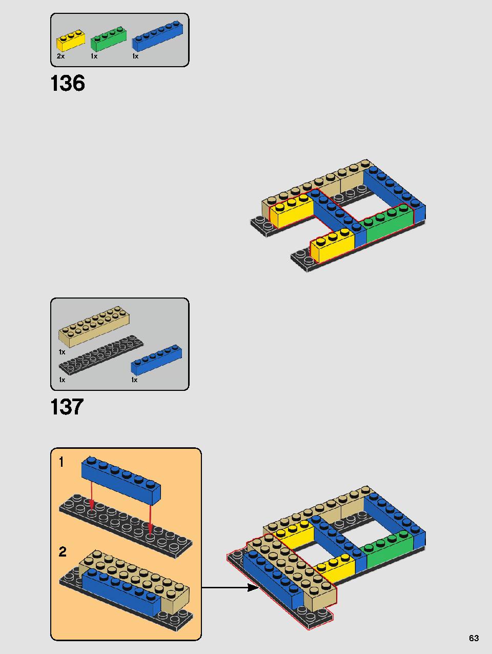 ヨーダ™ 75255 レゴの商品情報 レゴの説明書・組立方法 63 page