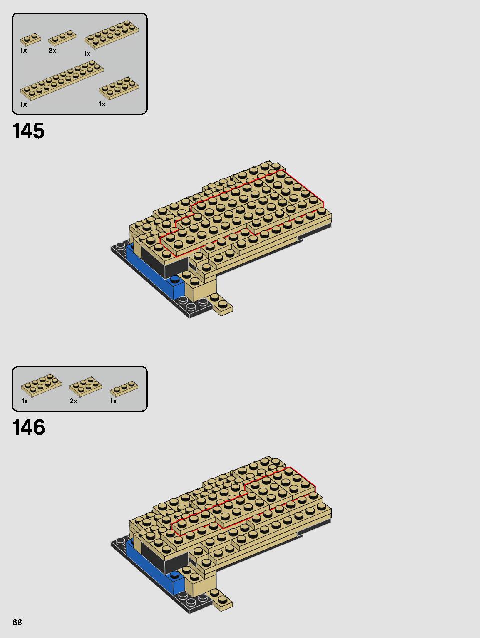 ヨーダ™ 75255 レゴの商品情報 レゴの説明書・組立方法 68 page
