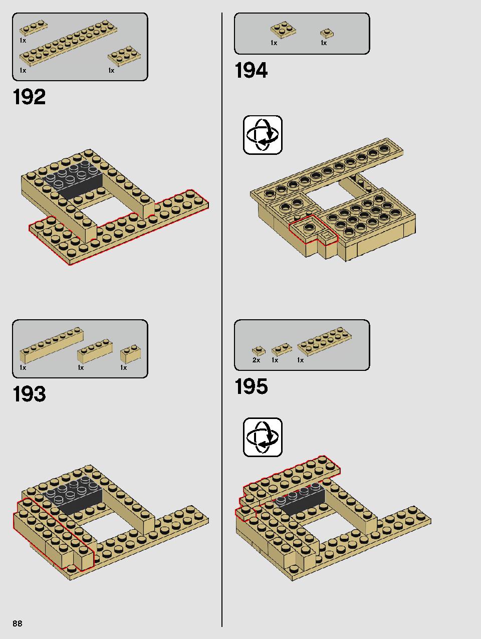 ヨーダ™ 75255 レゴの商品情報 レゴの説明書・組立方法 88 page