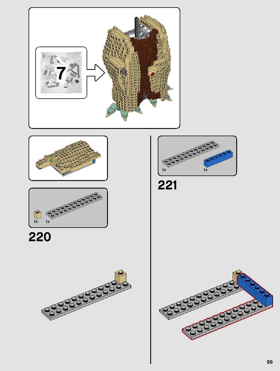 Yoda 75255 LEGO information LEGO instructions 99 page
