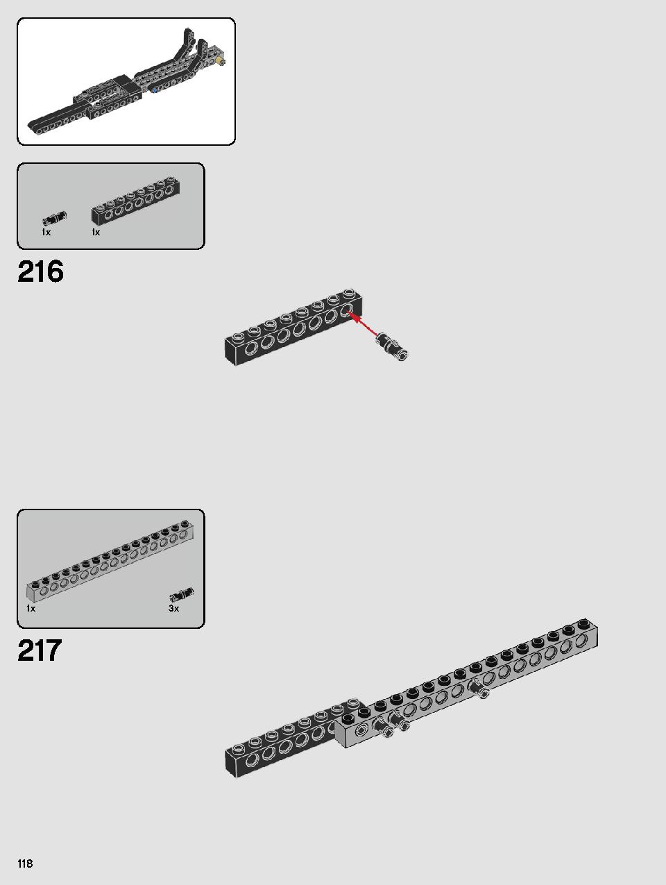 カイロ・レンのパーソナルシャトル™ 75256 レゴの商品情報 レゴの説明書・組立方法 118 page
