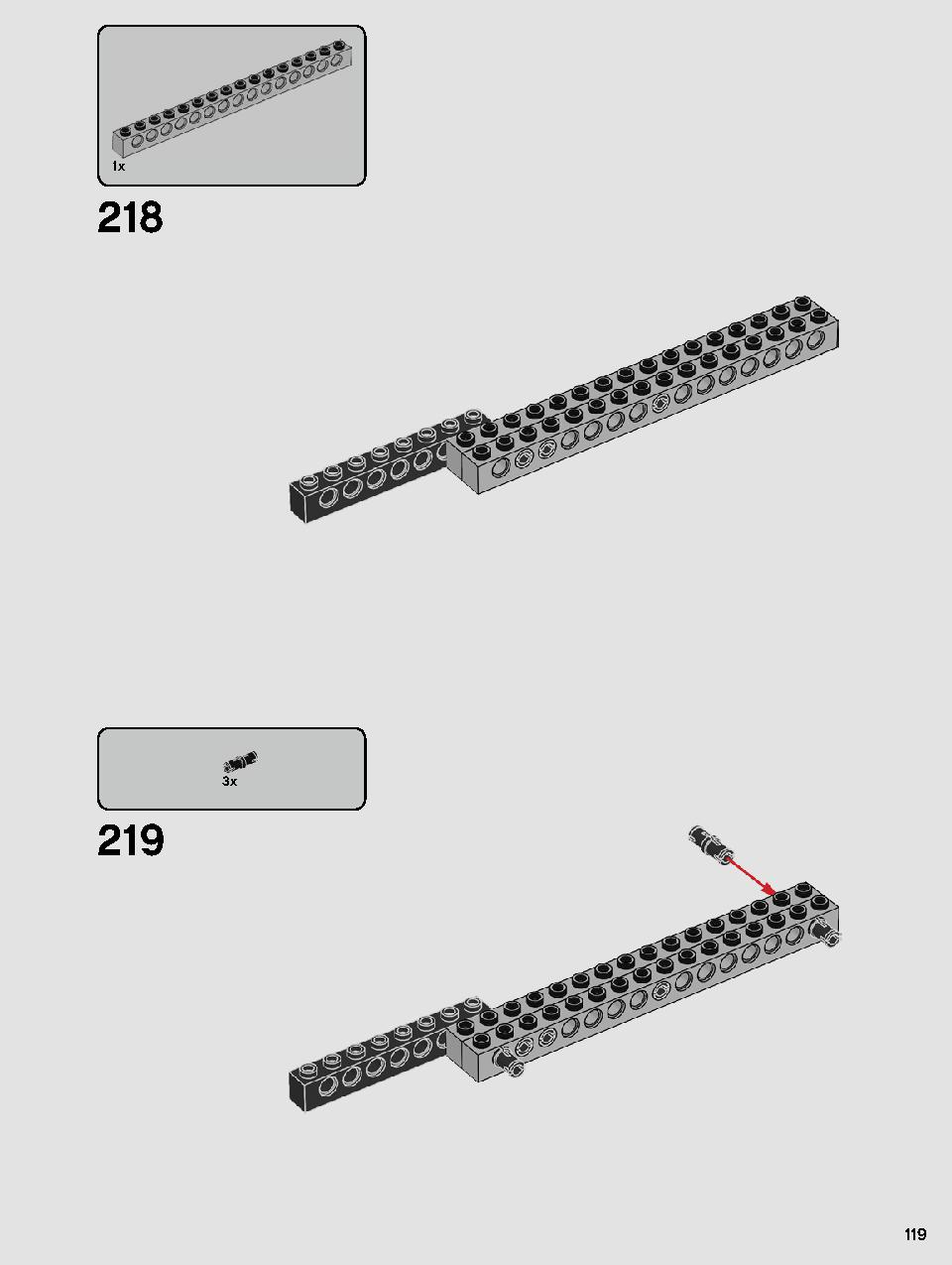 Kylo Ren's Shuttle 75256 LEGO information LEGO instructions 119 page