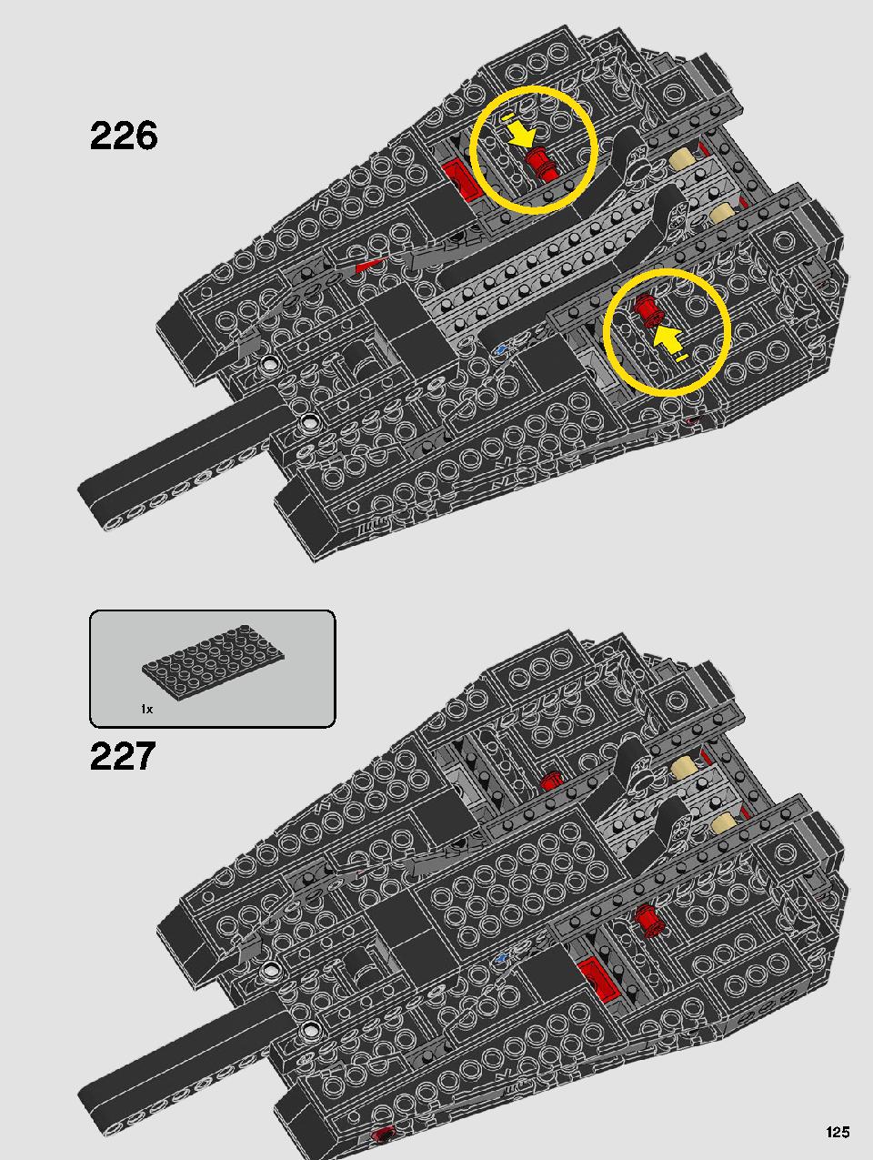 カイロ・レンのパーソナルシャトル™ 75256 レゴの商品情報 レゴの説明書・組立方法 125 page