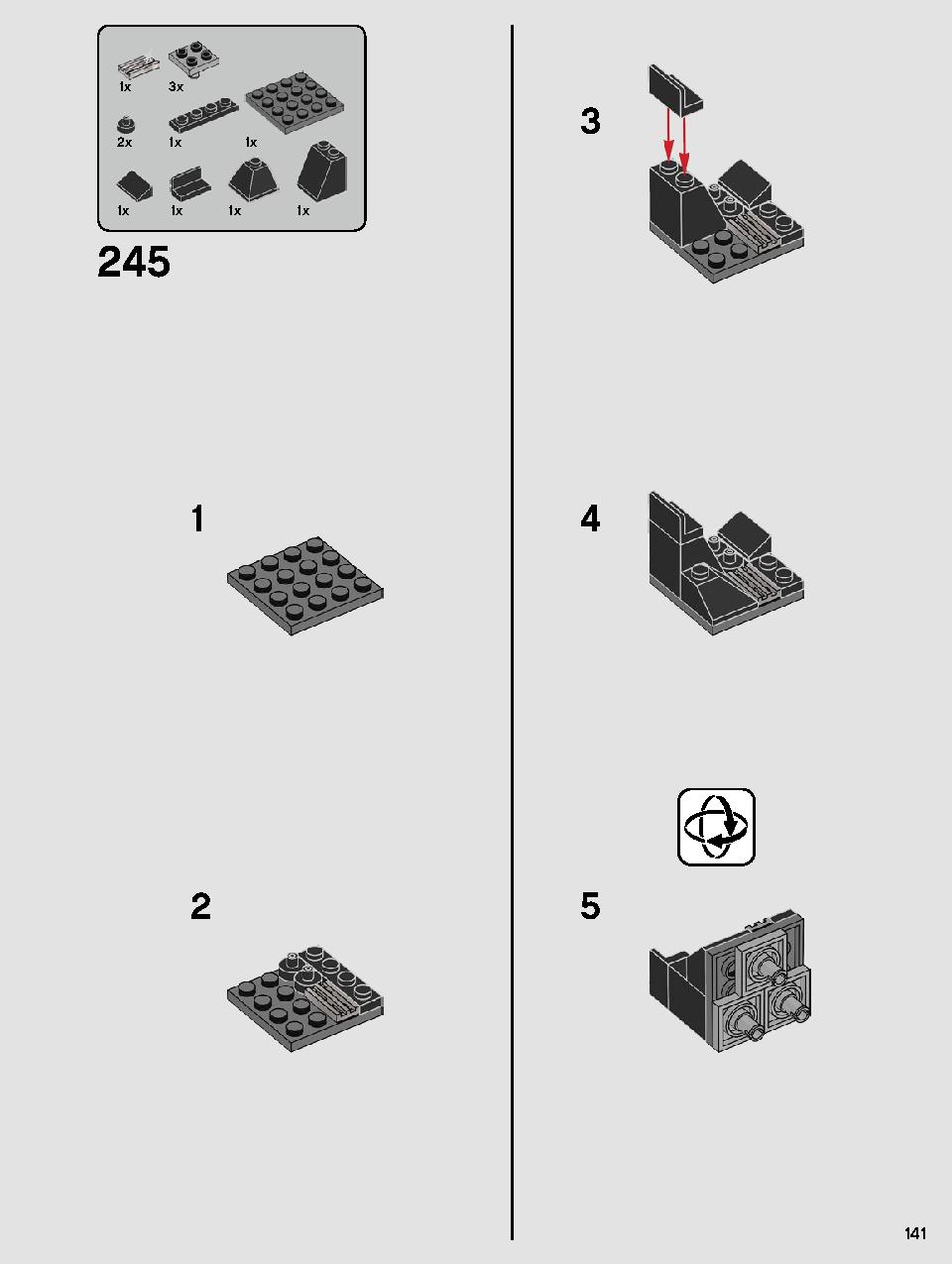 스타워즈 카일로 렌의 셔틀™ 75256 레고 세트 제품정보 레고 조립설명서 141 page
