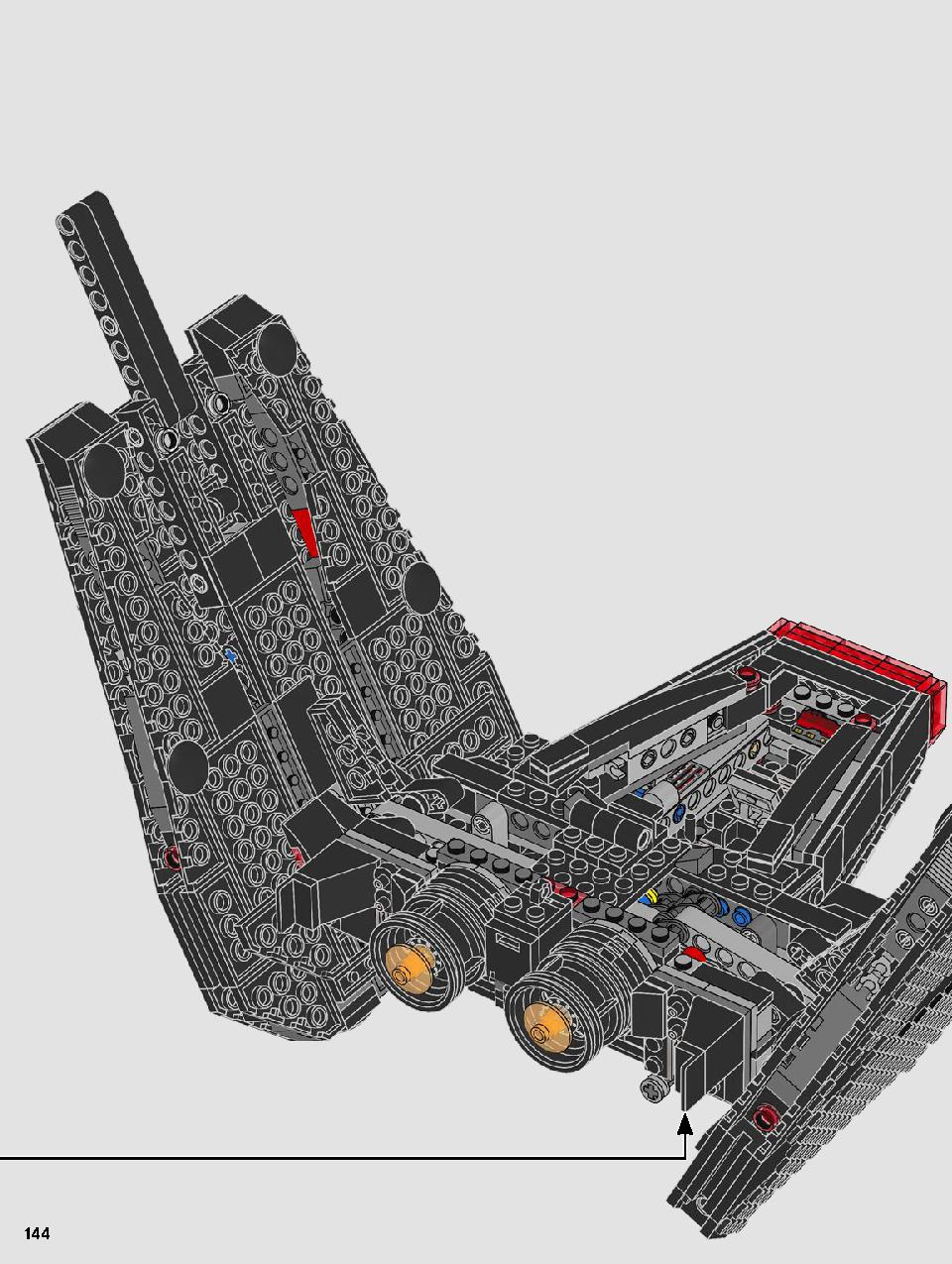 Kylo Ren's Shuttle 75256 LEGO information LEGO instructions 144 page