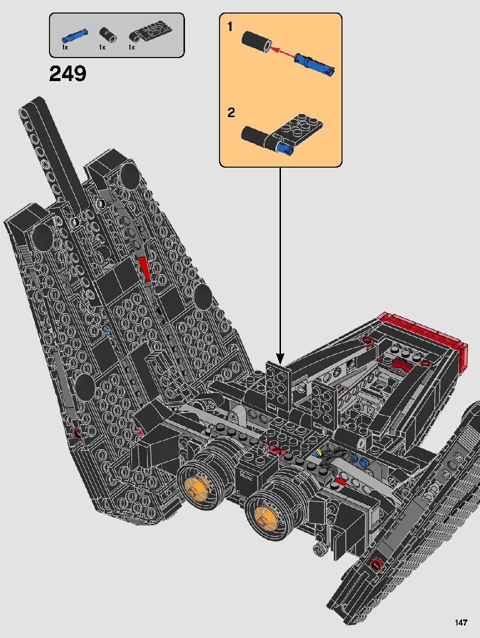 カイロ・レンのパーソナルシャトル™ 75256 レゴの商品情報 レゴの説明書・組立方法 147 page