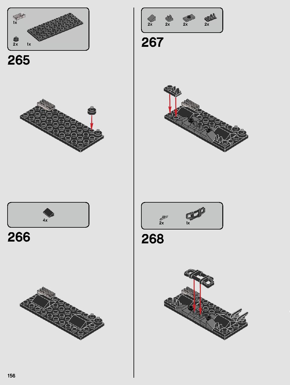Kylo Ren's Shuttle 75256 LEGO information LEGO instructions 156 page