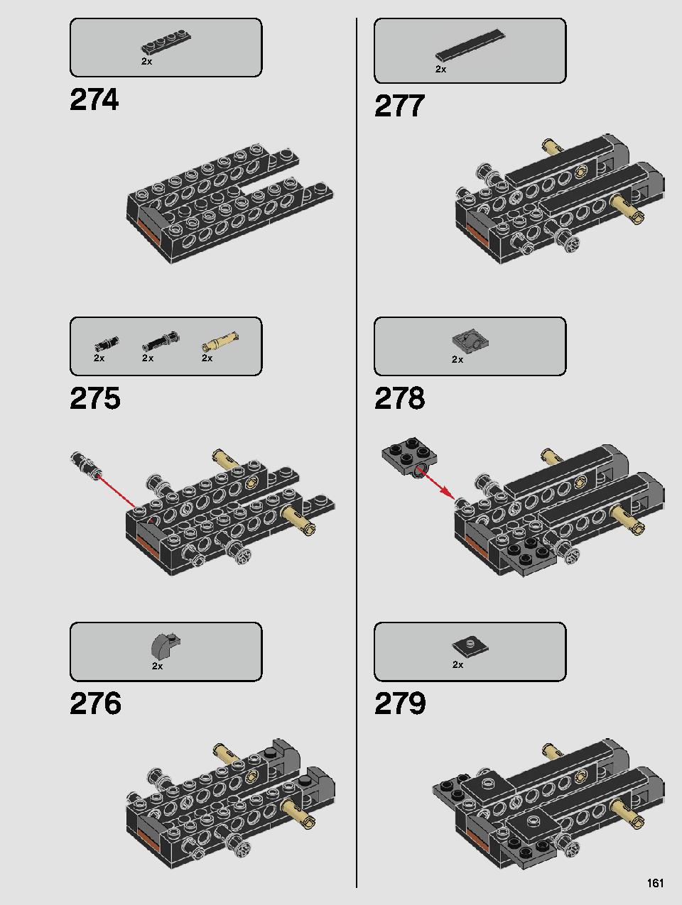 스타워즈 카일로 렌의 셔틀™ 75256 레고 세트 제품정보 레고 조립설명서 161 page