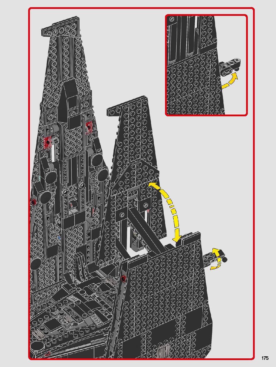 스타워즈 카일로 렌의 셔틀™ 75256 레고 세트 제품정보 레고 조립설명서 175 page