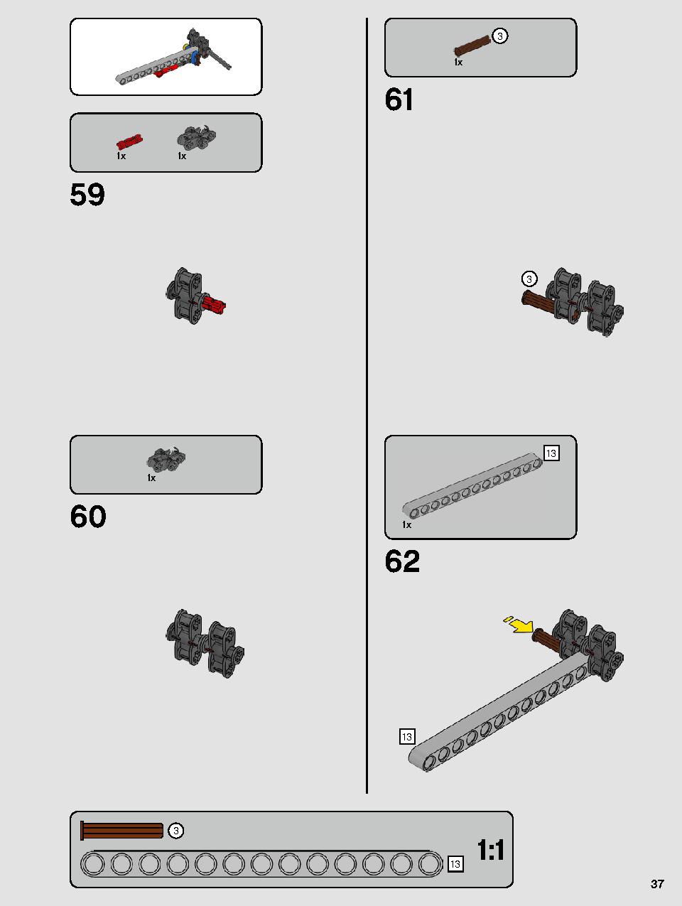 カイロ・レンのパーソナルシャトル™ 75256 レゴの商品情報 レゴの説明書・組立方法 37 page