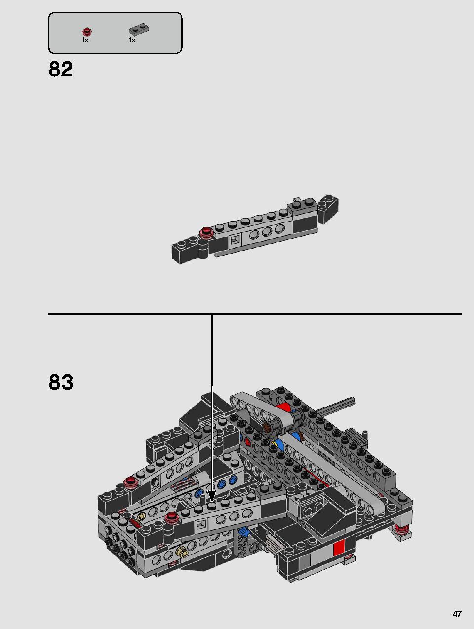 Kylo Ren's Shuttle 75256 LEGO information LEGO instructions 47 page
