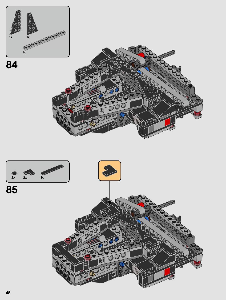 Kylo Ren's Shuttle 75256 LEGO information LEGO instructions 48 page