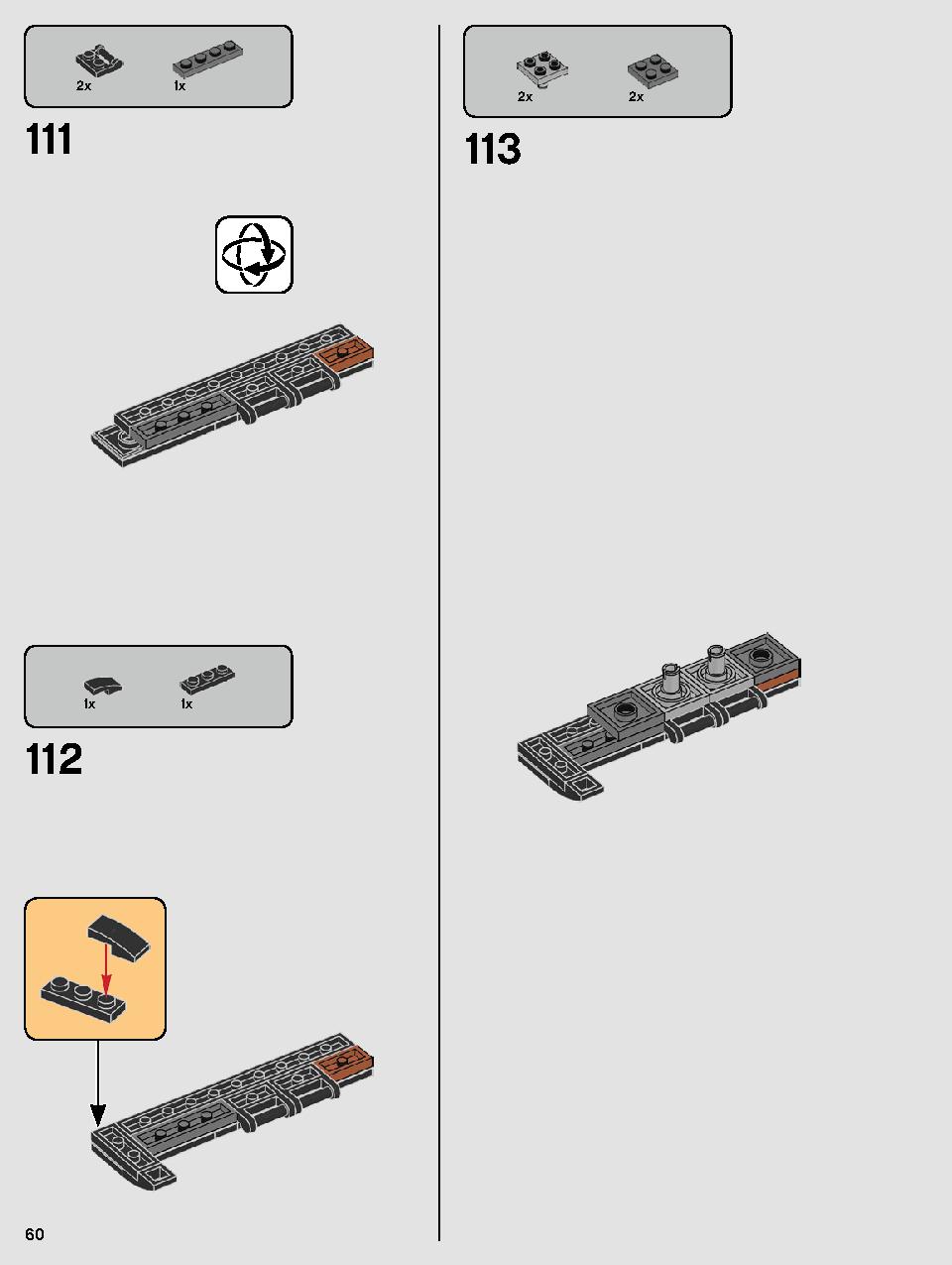 Kylo Ren's Shuttle 75256 LEGO information LEGO instructions 60 page