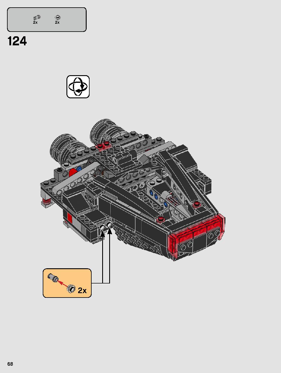 Kylo Ren's Shuttle 75256 LEGO information LEGO instructions 68 page
