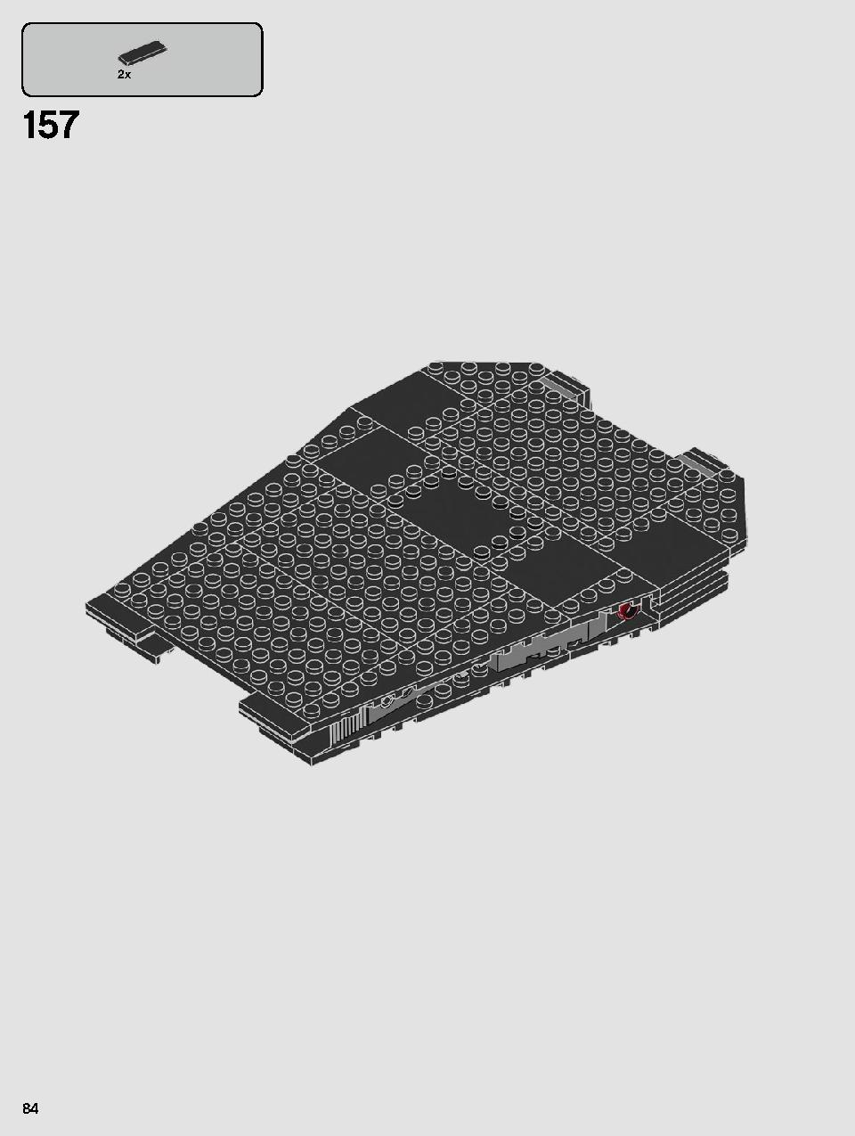 스타워즈 카일로 렌의 셔틀™ 75256 레고 세트 제품정보 레고 조립설명서 84 page