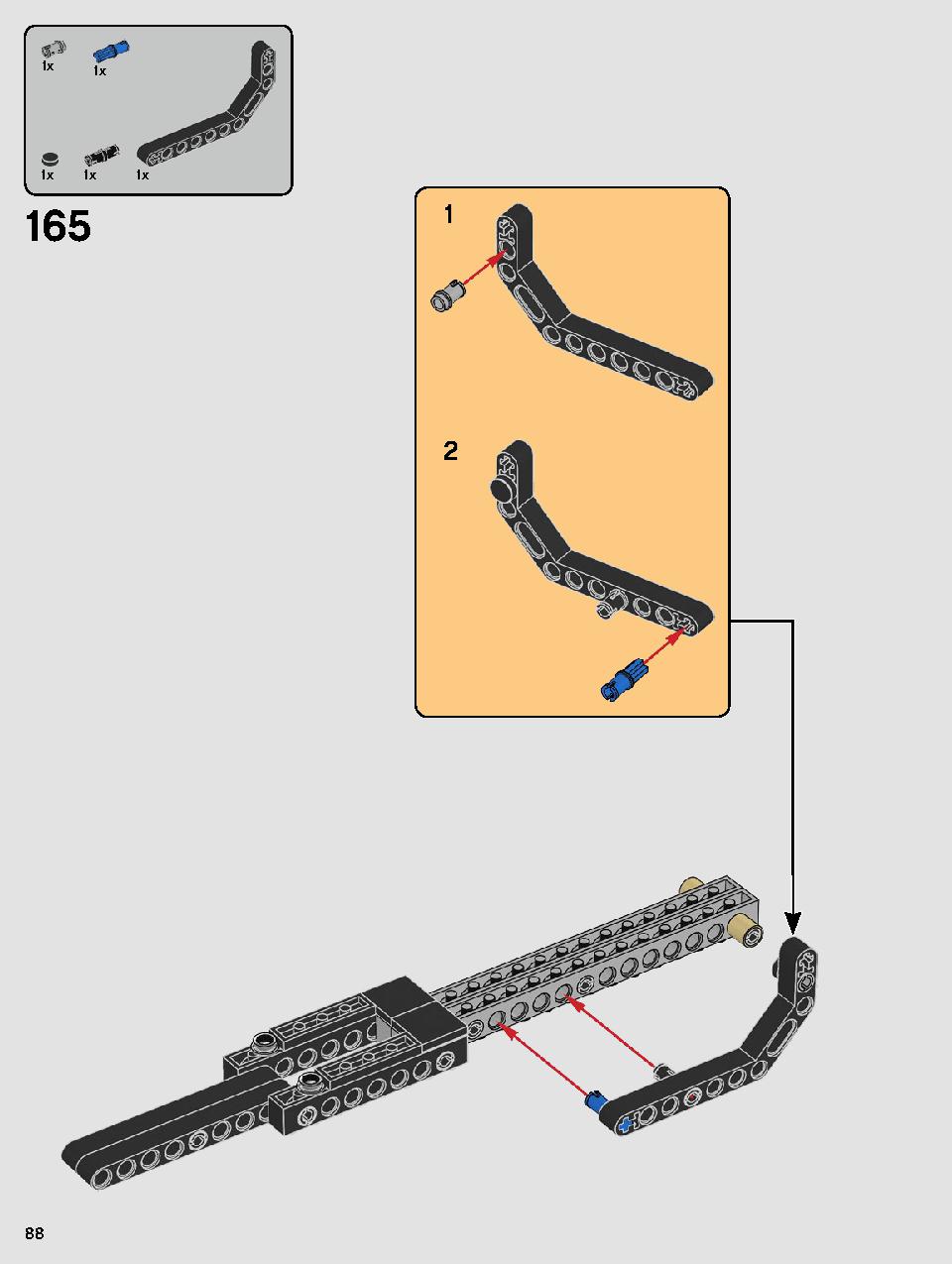 カイロ・レンのパーソナルシャトル™ 75256 レゴの商品情報 レゴの説明書・組立方法 88 page