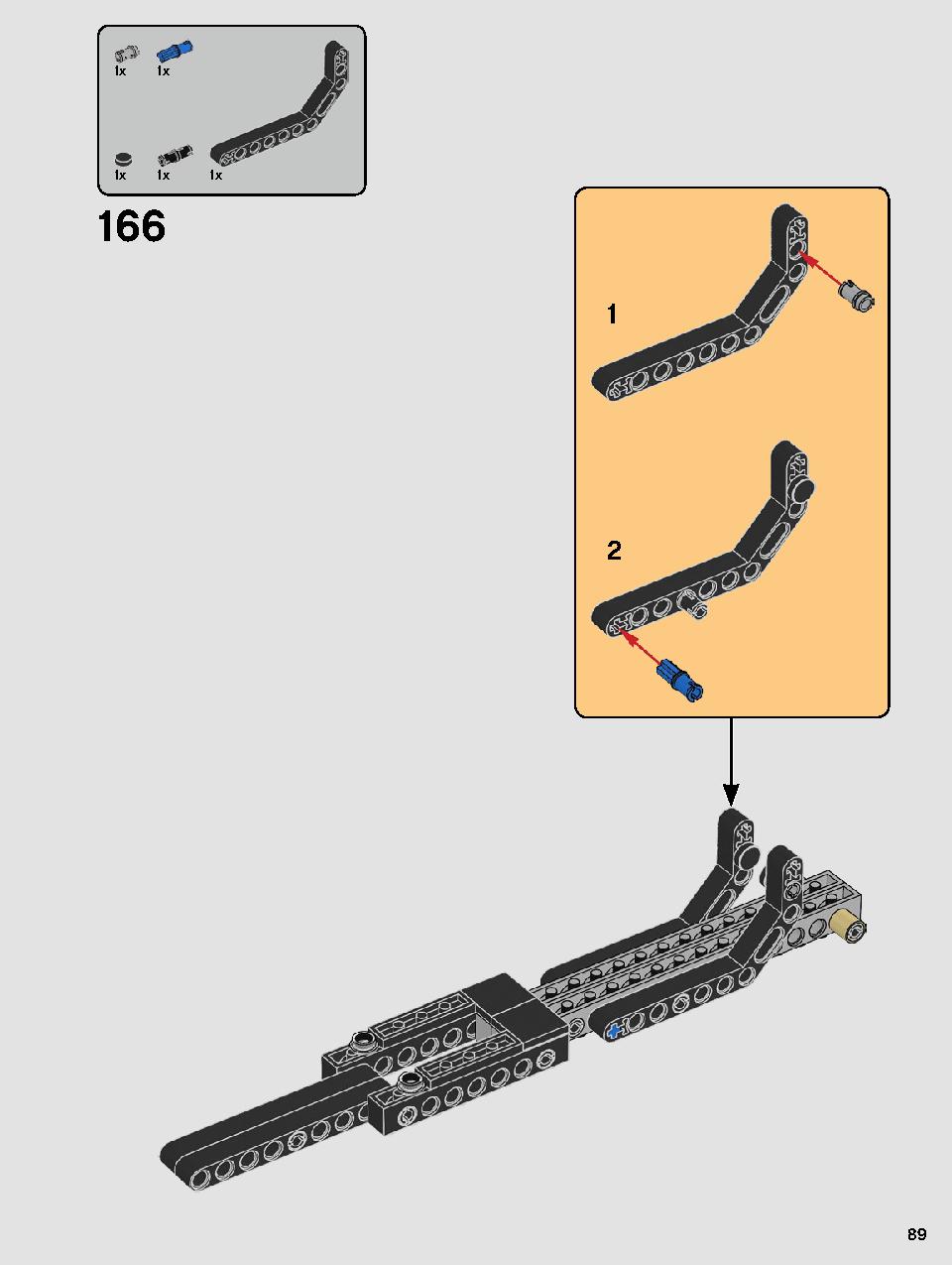 Kylo Ren's Shuttle 75256 LEGO information LEGO instructions 89 page