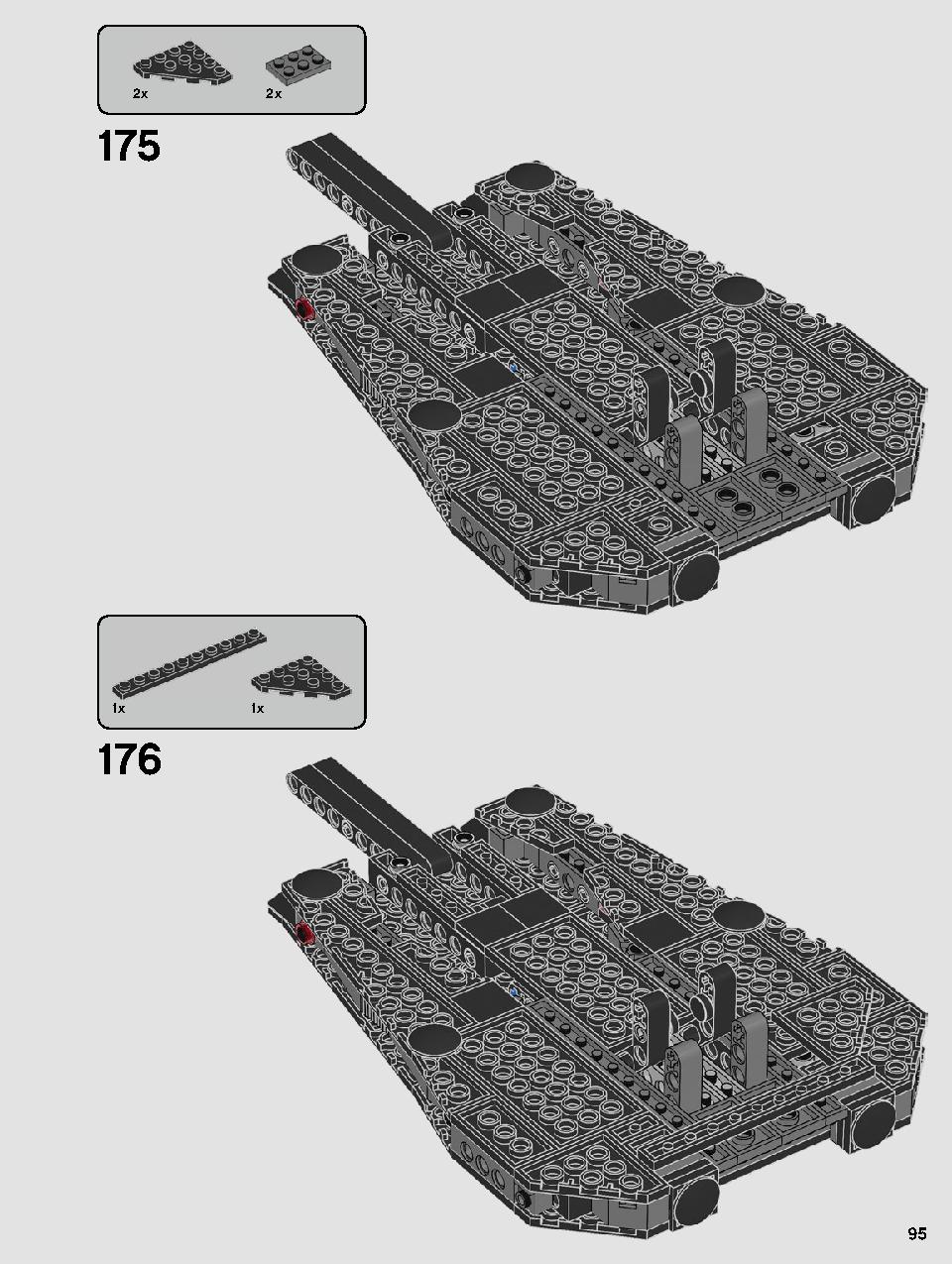 Kylo Ren's Shuttle 75256 LEGO information LEGO instructions 95 page