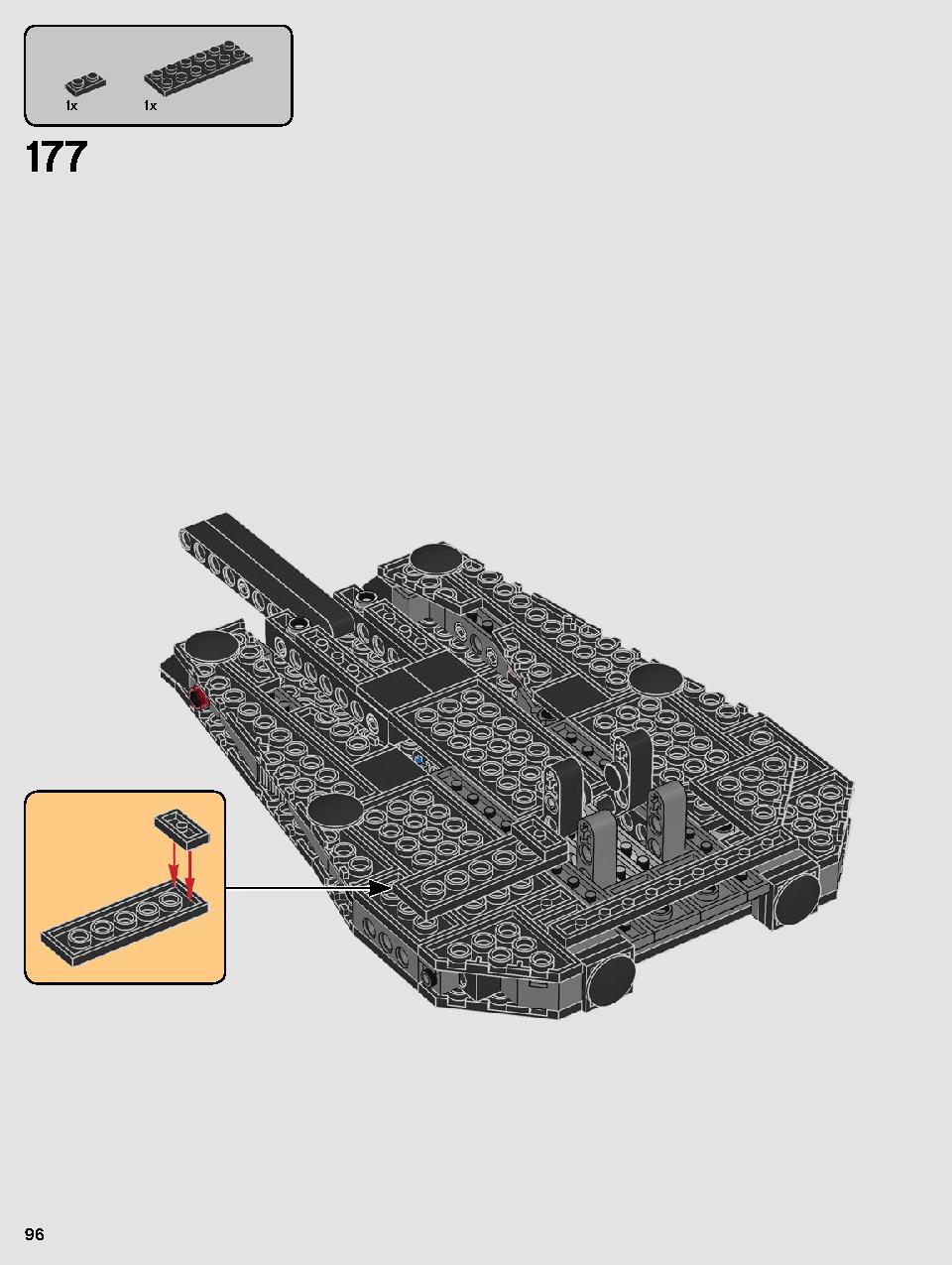 Kylo Ren's Shuttle 75256 LEGO information LEGO instructions 96 page