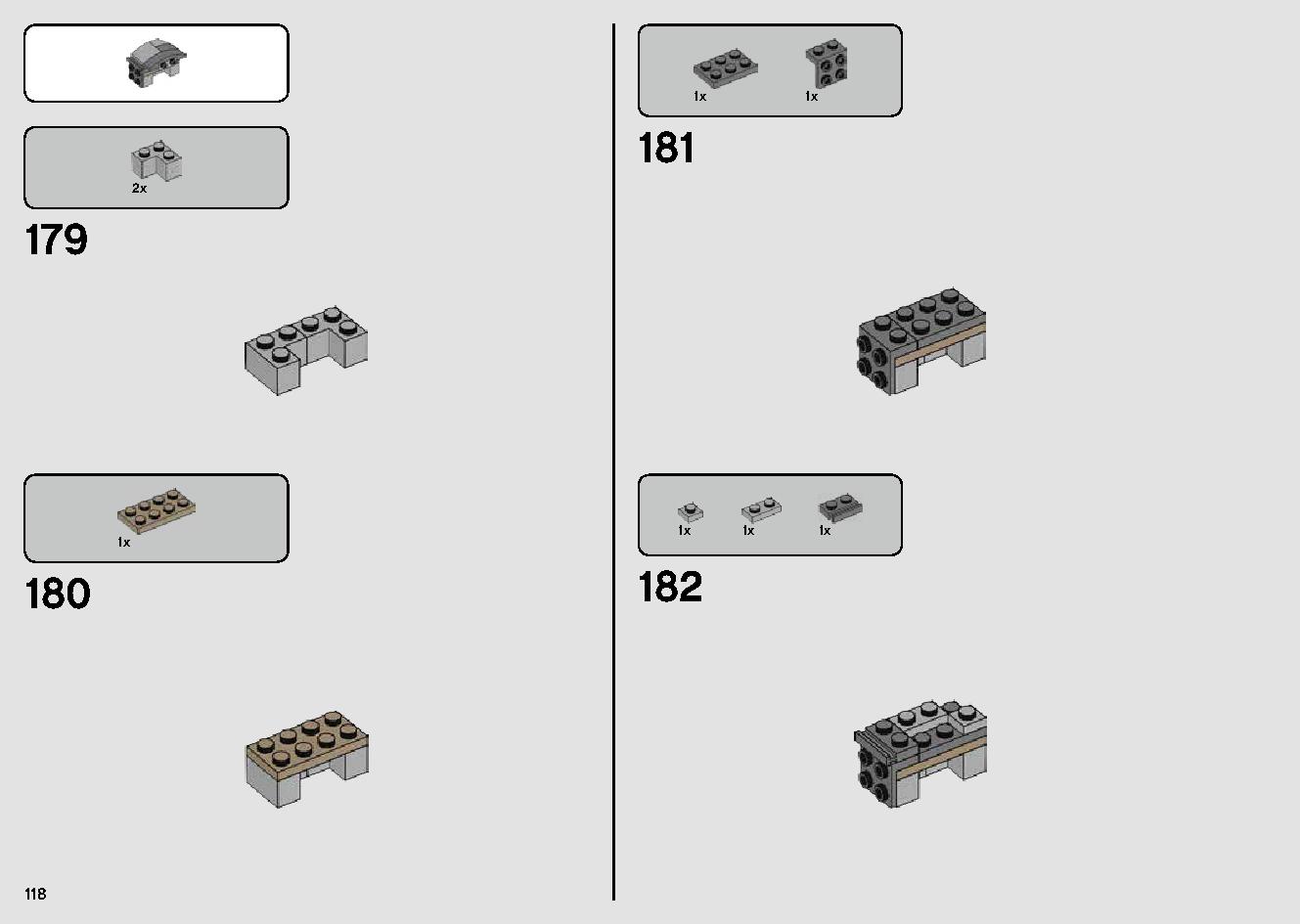Millennium Falcon 75257 LEGO information LEGO instructions 118 page